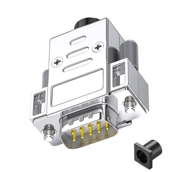 lanema DB9 RS232 Serial Port Connector 9Pin DB9 Welding Male Female Adapter Industrial