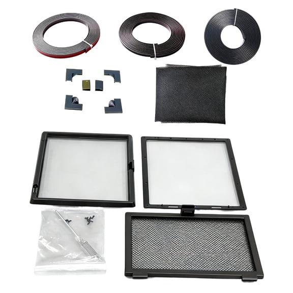 lanema DIY Magnetic Mesh Tanks Guard Netting for Fish Pet Includes 5pcs Mounting Clip Screen Net