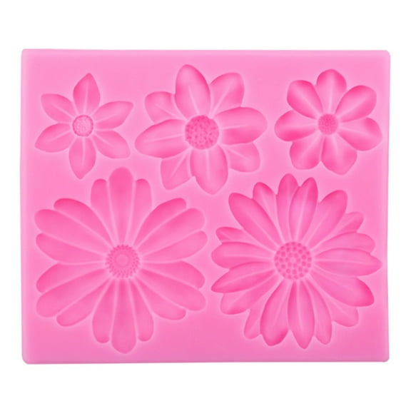 lanema Daisy Shape Fondant Mold Biscuits Mold DIY Cartoon Press Baking Mold Birthday Cookie Tools Cake Decorating Tools