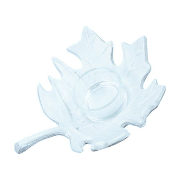 lanema Decorative Maples Leaf Themed Candle Tray Iron Handcrafted Iron Candle Platform Modern Simple Styles for Festive Occasion