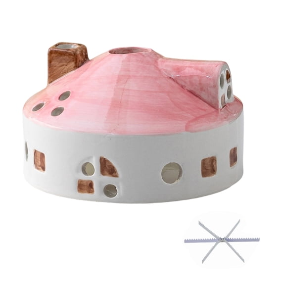 lanema Delicate Ceramic Incenses Burners For Mosquitos Coils With House Shape Gifting