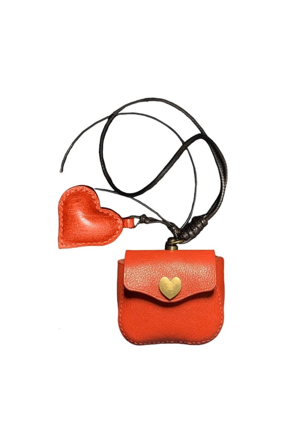 Delightful Coin Pouches Keychain Small Bag Small Wallet Pendant Leather Texture Suitable for Daily Adventures