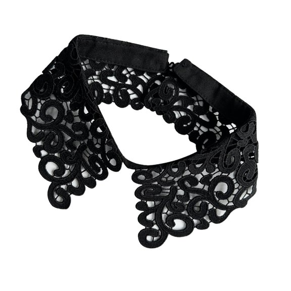 lanema Detachable Lace Collar Breathable Faux Neckwear Fashion Accessory for Women Use