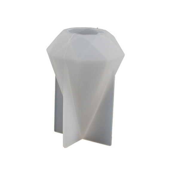 lanema Diamond Shaped Silicone Molds DIY Epoxy Resin Molds Table Ornament Decoration Mould Plaster Making Tool Easy to Clean
