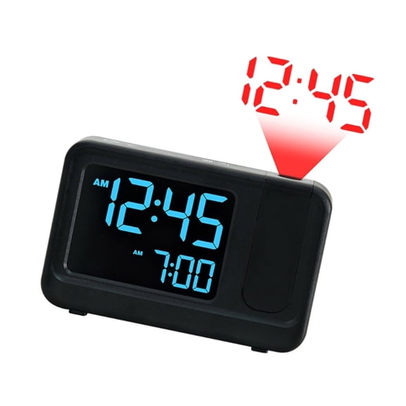 lanema Digital Clocks Precise Timekeeping LCD Alarm Clock With Night Operate Mode And Temperature Monitoring Function