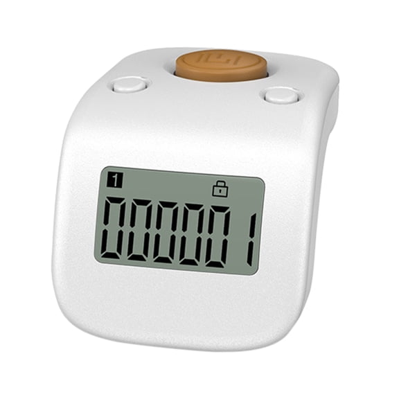 lanema Digital LCD Finger Ring Tally Counter Mini Rechargeable Counter 6 Channel Counting 6 Digit Buddha Beads Prayer Counter