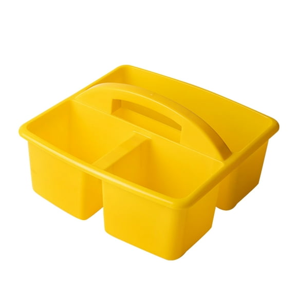 lanema Divided Basket Bin Box Multiuse Kids Arts Crafts Basket 3 Compartments Caddies