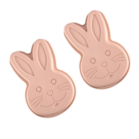 lanema Double Rabbit Design Silicones Cake Pan 2Pack For Easter Celebration Birthday