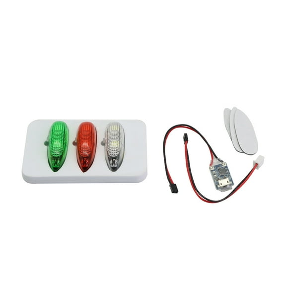 lanema Drone Strobe Light RC Plane LED Lamp Kit Rechargeable Flashing Lights Super Bright Navigation Light for for Mavic 3 Cin