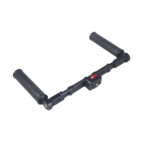 lanema Dual Handle Smartphone Video Handheld Stabilizer Mount for Live Streaming