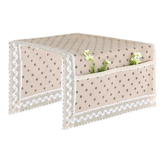 lanema Durables Cotton Linen Refrigerator Dust Guard Multis Functional Organizers Cloth