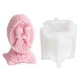 thumbnail image 1 of lanema Easy Demold Silicone Mold Embossed Girl/Married Couple Shaped Mould for Candle Aromatherapy Mould Jewelry Making Tool, 1 of 15