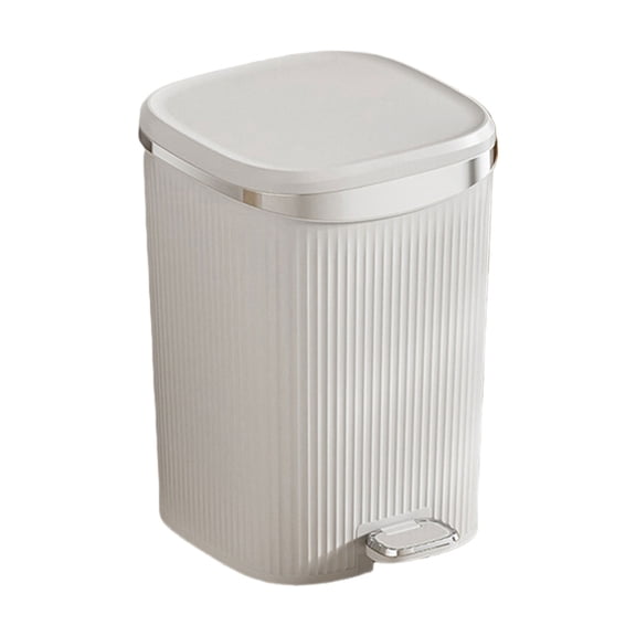 lanema Efficient Pedal Trash Bin Trash Can Keep Space Clean Without Hand Contact