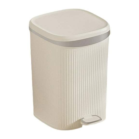 lanema Efficient Pedal Trash Bin Trash Can Keep Space Clean Without Hand Contact