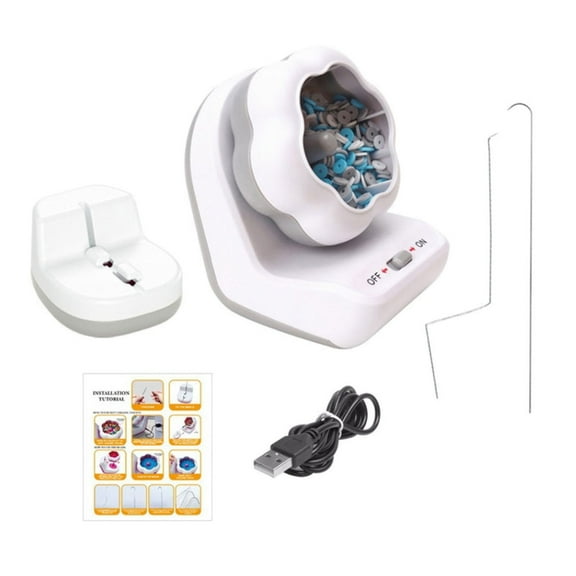 lanema Electric Beading Machine Automatic Pearl Stringer Professional Electric Bead Stringing Machine Sturdy Bead Stringers