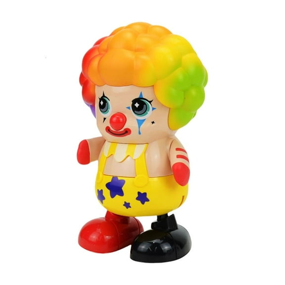 lanema Electric Dancing Clown Pet Interactive Educational Toy for Children Funny Electric Clown Guy Light up