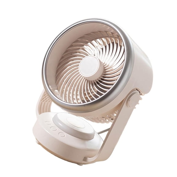 lanema Electric Fan 6000mah Air Circulators Fan with LED Desktop Quiet Ventilators