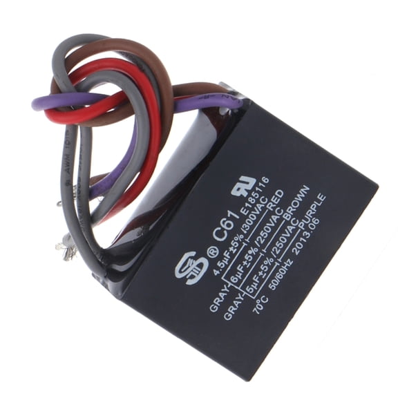lanema Electric Fan Motor Capacitor 50/60Hz 4.5+6+5UF 4.5+6+6UF 5+5+5UF 4+4+2.5UF 4+5+6