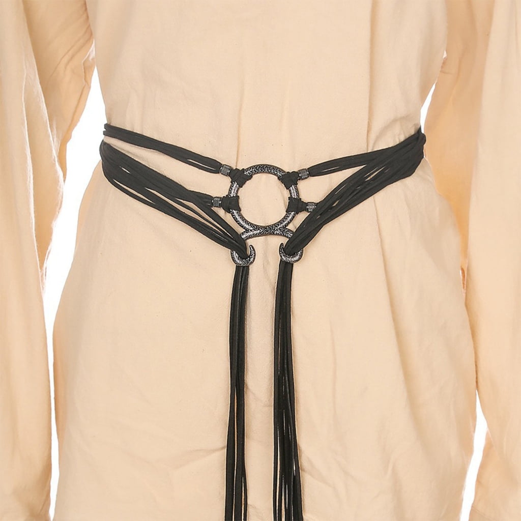 Waist Chain And Robe lanema Elegant Knotted Dress Waist Belt Rope Waistband For Women Retro ...