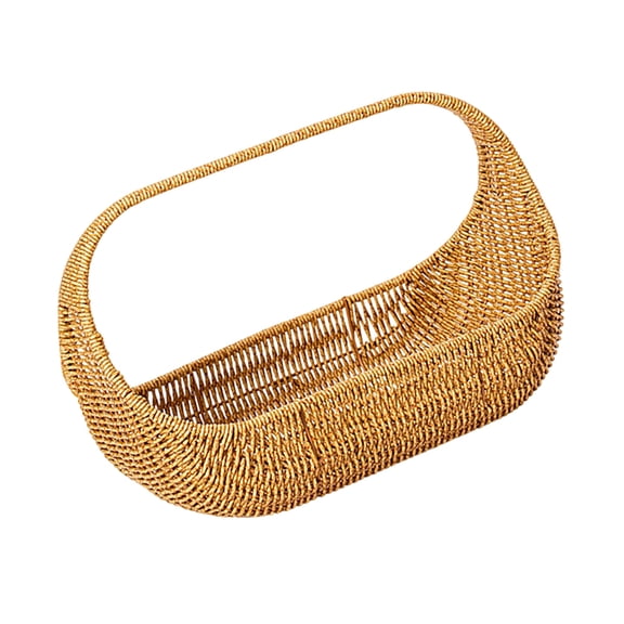 lanema Elegant PE Handwoven Boat Designs Basket For Decoration Storage And Outdoor Use