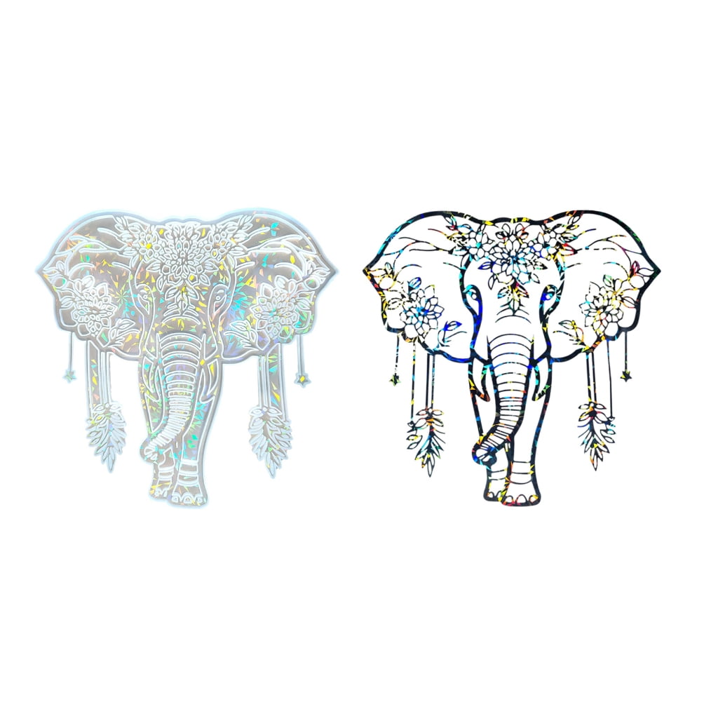 lanema Elephant Mold for Crafting Decorative Home Accessories Holographics Wall Sticker Mould Wall Hanging Decoration Mold