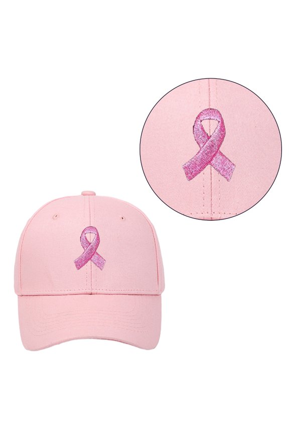 Embroidery Ribbon Pattern Baseball Cap for Women Men Unisex Supporters Headwear