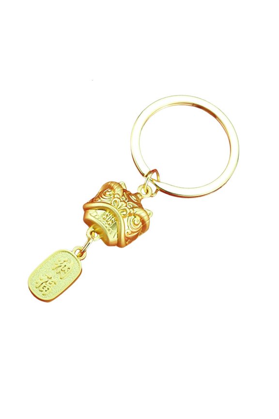Exquisite Fortunes Keychain Sturdy Materials Luck Keychain Elegant Keyrings Charm For Daily Carry
