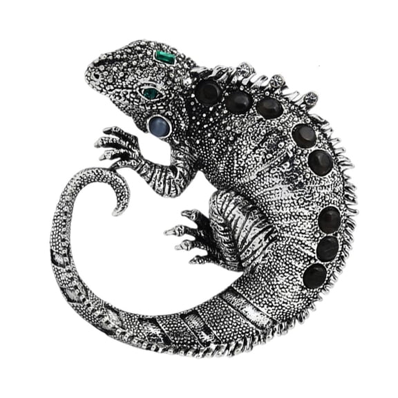 lanema Exquisite Rhinestones Cabrite Shape Brooch Animal Lapel Pin Clothing Embellishment Fashion Jewelry for Parties and Dates