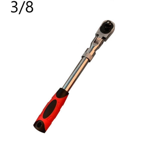 lanema Extendable Ratchet 1/4" 3/8" 1/2-Inch Drive Socket Wrench 72-Tooth Spanner