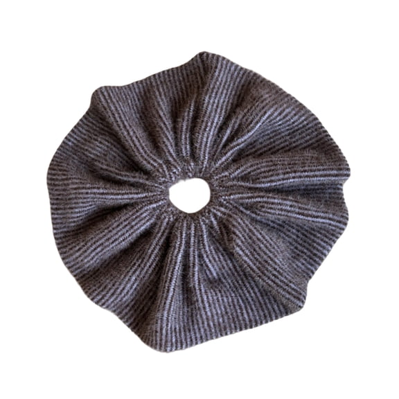 lanema Extra Large French Design Knit Scrunchies Hair Tie Soft Stretchy Hair Accessory
