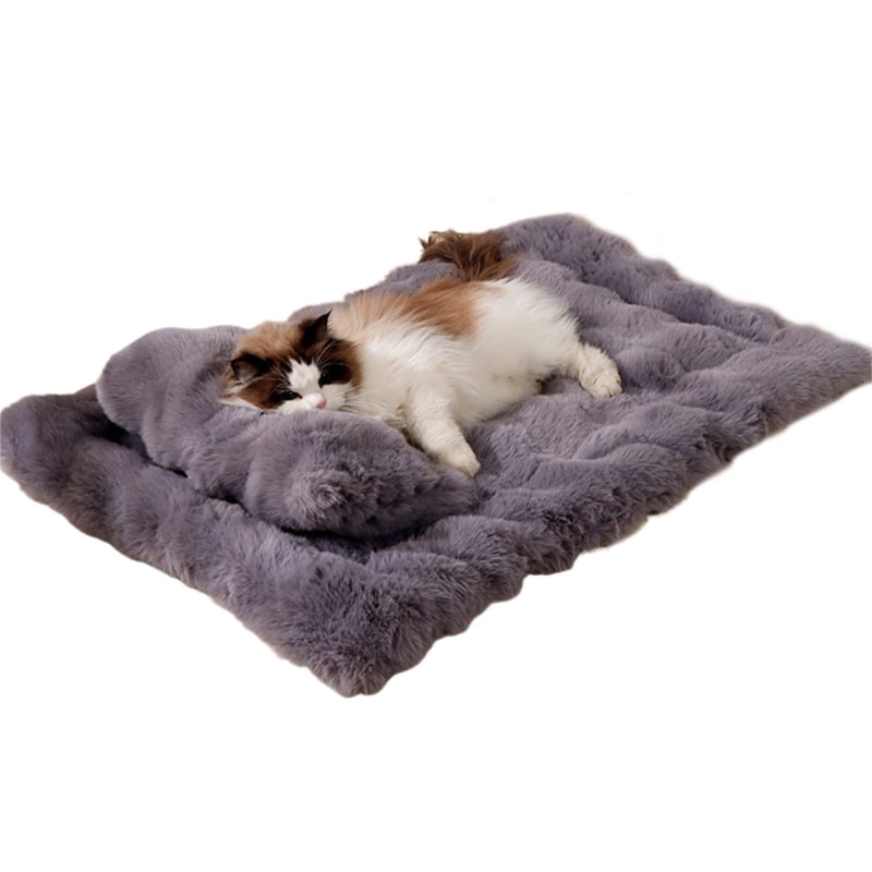 lanema Extra Thick Dog Bed Mat Plush Year Round Comfort Puppy Pads Blanket Pet Sleep