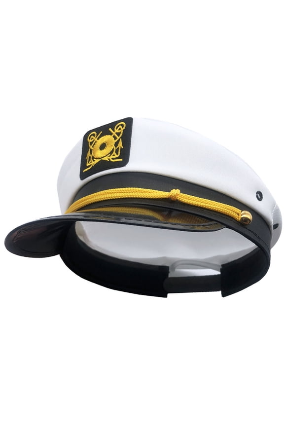 Fashion Embroidered Military Hat Captain Cap Sailor Cap Marine Admiral Cap Military Hat Navy Hat for Fancy Dress