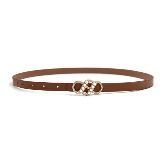 lanema Fashion Unisex PU Waist Strap Slim Comfortable Belt For Daily Outfits