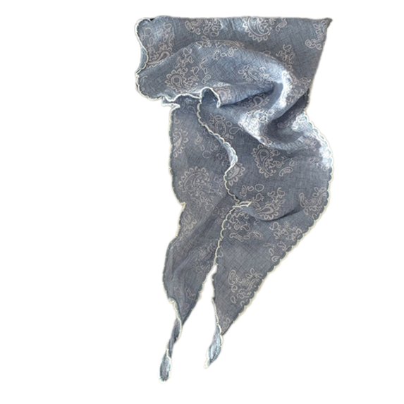 lanema Fashionable Cashew Headscarf Breathable Thin Bandana Headwrap for Lady Vacation