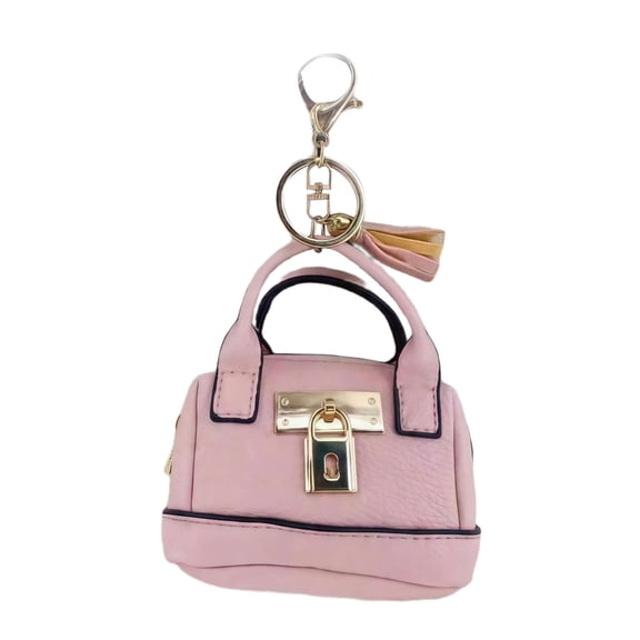 lanema Fashionable Small Bag Keychain PU Coin Purse for Everyday Use Items