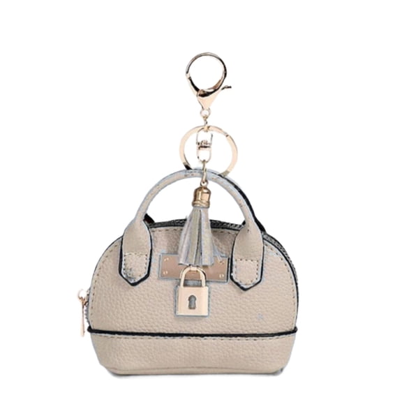 lanema Fashionable Small Bag Keychain PU Coin Purse for Everyday Use Items