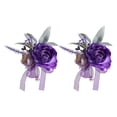 thumbnail image 1 of lanema Faux Flower Bridesmaid Wedding Bridal Party Decoration 2Piece Silk Floral Arrangements Brooch/ Wrist Flower, 1 of 13