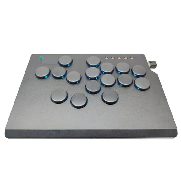 lanema Fight Stick with Light Function for Arcade Stick for PC Leverless Game Controller Arcade Stick