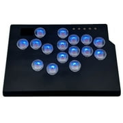 lanema Fight Stick with Light Function for Arcade Stick for PC Leverless Game Controller Arcade Stick