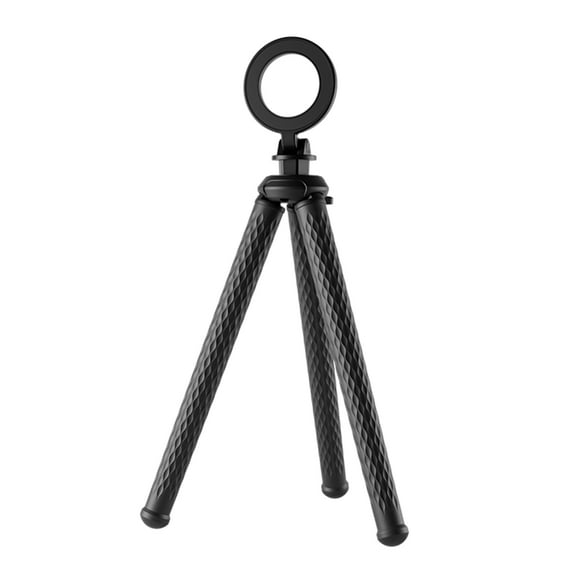 lanema Flexible Magnetic Cell Phones Tripod Desktop Mounting Bracket Octopus Holder Standard 1/4" Mount for Fill Light
