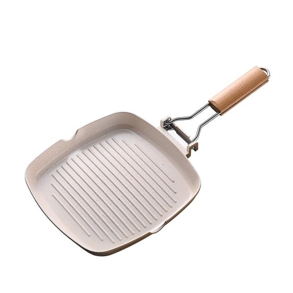 lanema Foldable Handle Aluminum Frying Pan For Camping And Small Kitchen Space Saving