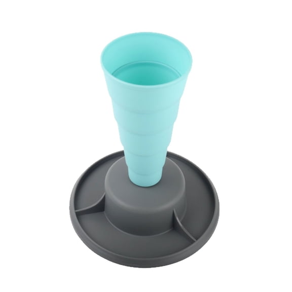 lanema Foldable Piping Bag Holder Stand with Storage Tray Set For Nozzles Baking Cake Decorating Space Saving Kitchen Tool