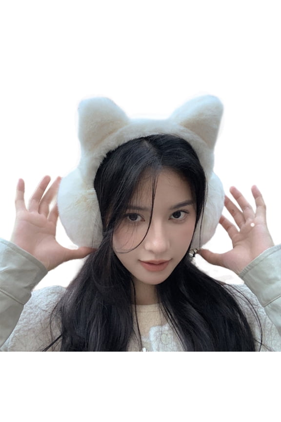 Furry Ear Warmer Snowboarding Fleecy Ear Muffs Cold Weather Insulated Outdoor for Women and Children of All Ages