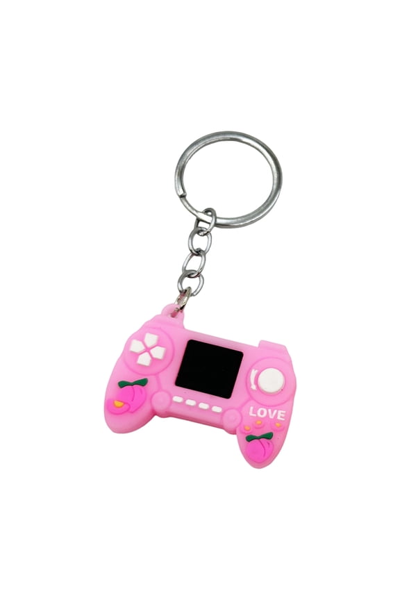 Game Machine Keyring Retro Gaming Key Accessory Creative Gamepad Keychain