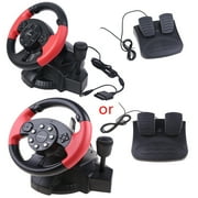 lanema Gaming Steering Wheel Gamepad Racing Game Steering Wheel Dual Motor Vibration For FT33D3 D7 Series PC for Console