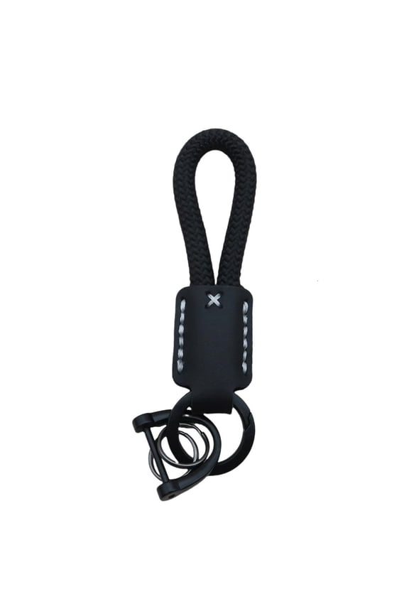 Genuine Leather Key Holder Cowhides Braided Rope Key Chain Pendant Bag Accessory Everyday Use Keychain Accessories