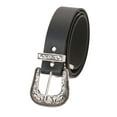 thumbnail image 1 of lanema Girl Metal Star Rivet Waist Belt Western PU Belt for Dress Jeans Adjustable, 1 of 13