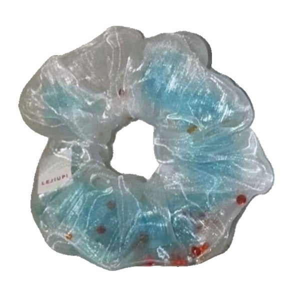 lanema Goldfish Bubble Scrunchie Stretchy Head Wrap Elastic Hair Rubber Band Hair Tie