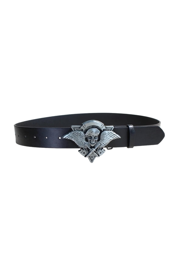 Gothic Skeleton Clasp Waist Girdle Adjustable Belt Unisex Punk Rock Accessory