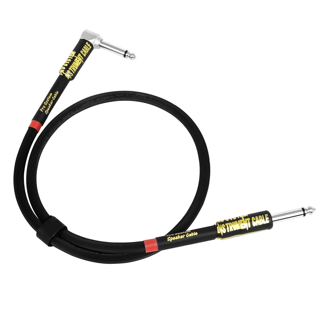 lanema Guitar Cable 6.35mm 1/4inch Guitar Lead Right Angle Guitar Pedals Cable Guitar Amps Lead Noiseless Sound Instrument Lead